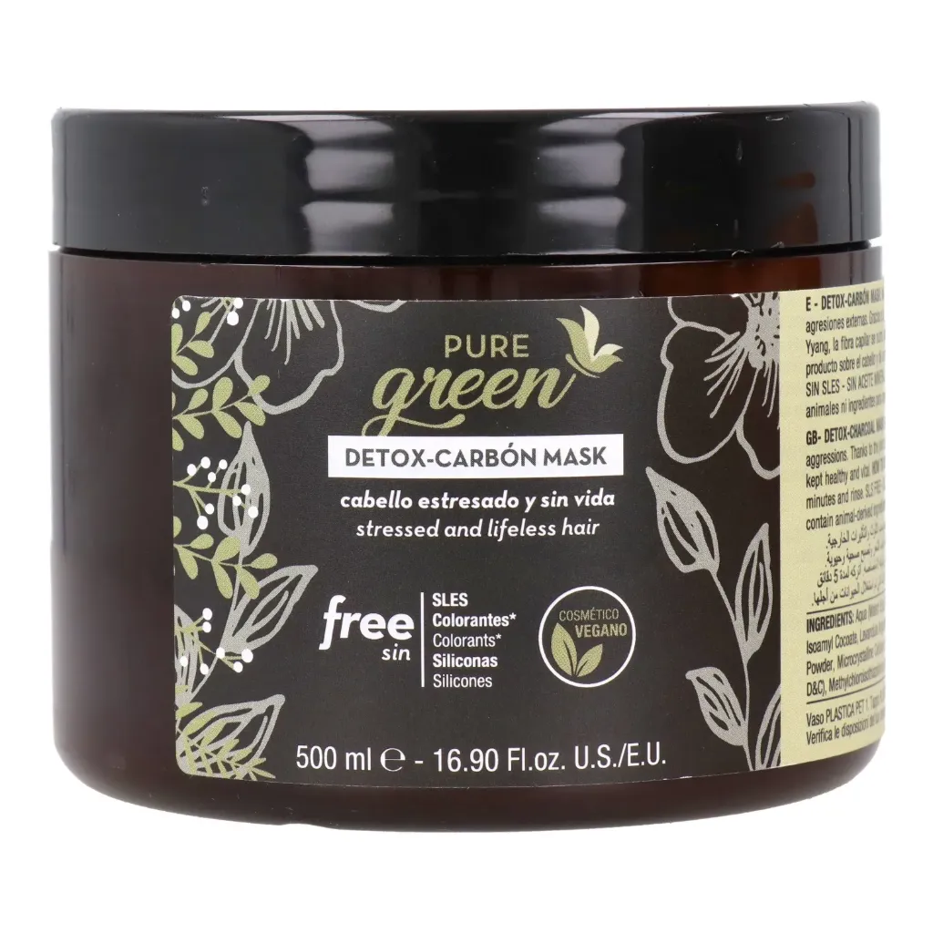 [ART00053] Pure Green - Detox Carbón Mascarilla 500 ml